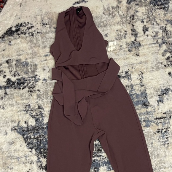 NUDE Mauve Sleeveless Jumpsuit - Picture 5 of 5